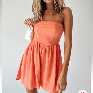 KEHLANI ROMPER ORANGE